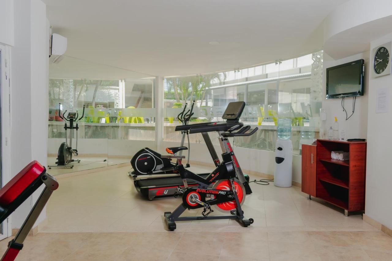 塞尔科蒂尔国际赌场酒店 Cúcuta 外观 照片 A gym in a hotel